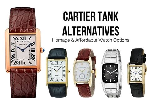 cartier tank dupe seiko